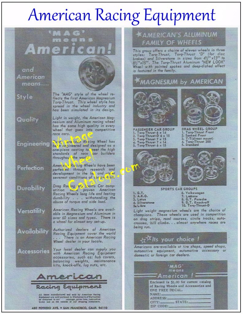 American Racing | Vintage Wheel Catalogs