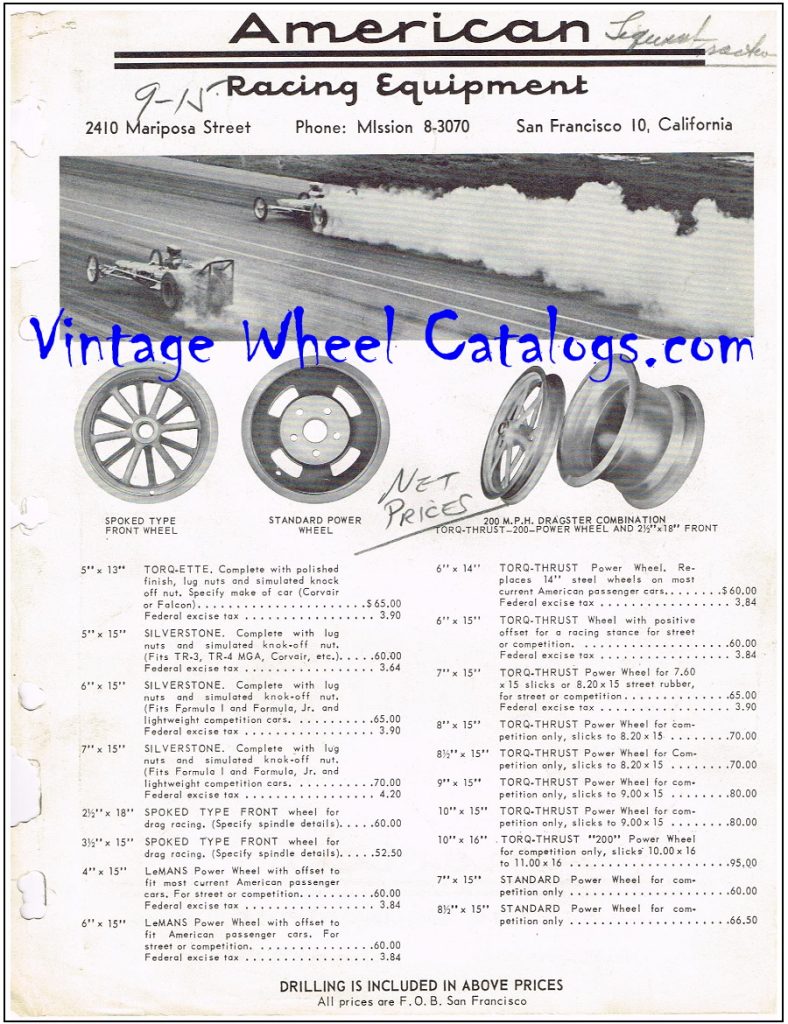 American Racing | Vintage Wheel Catalogs
