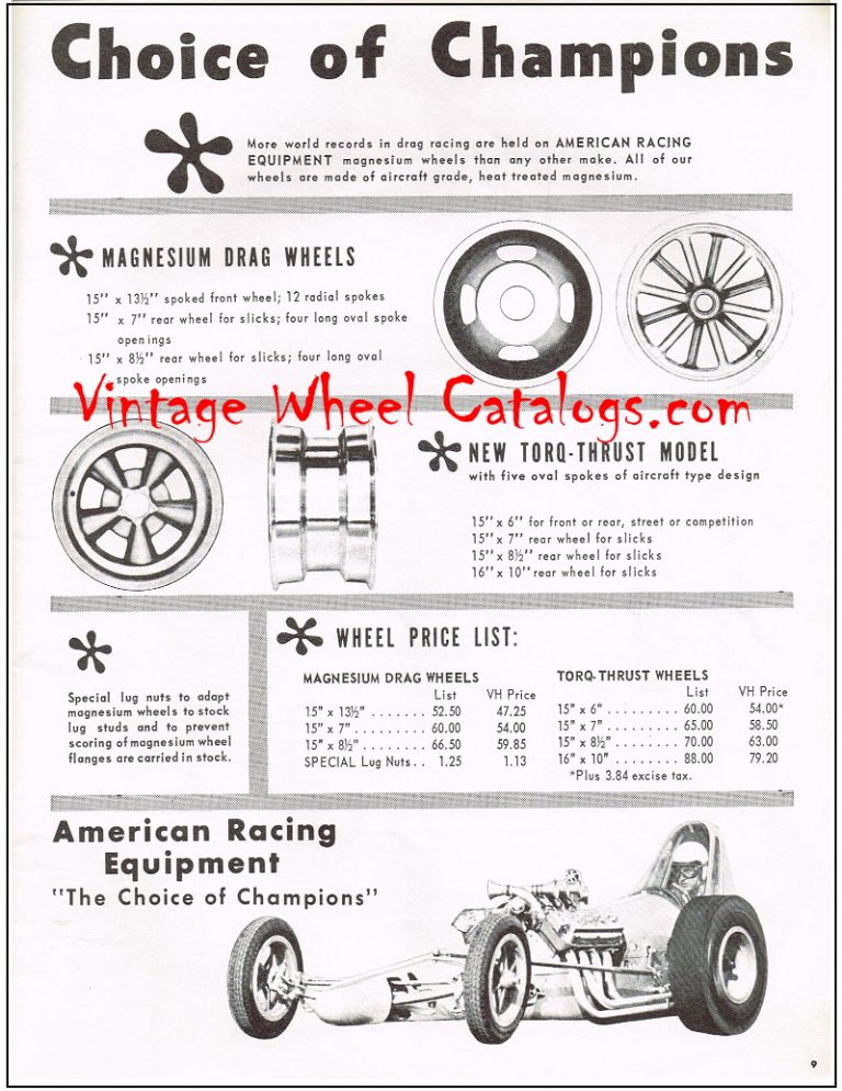 American Racing | Vintage Wheel Catalogs